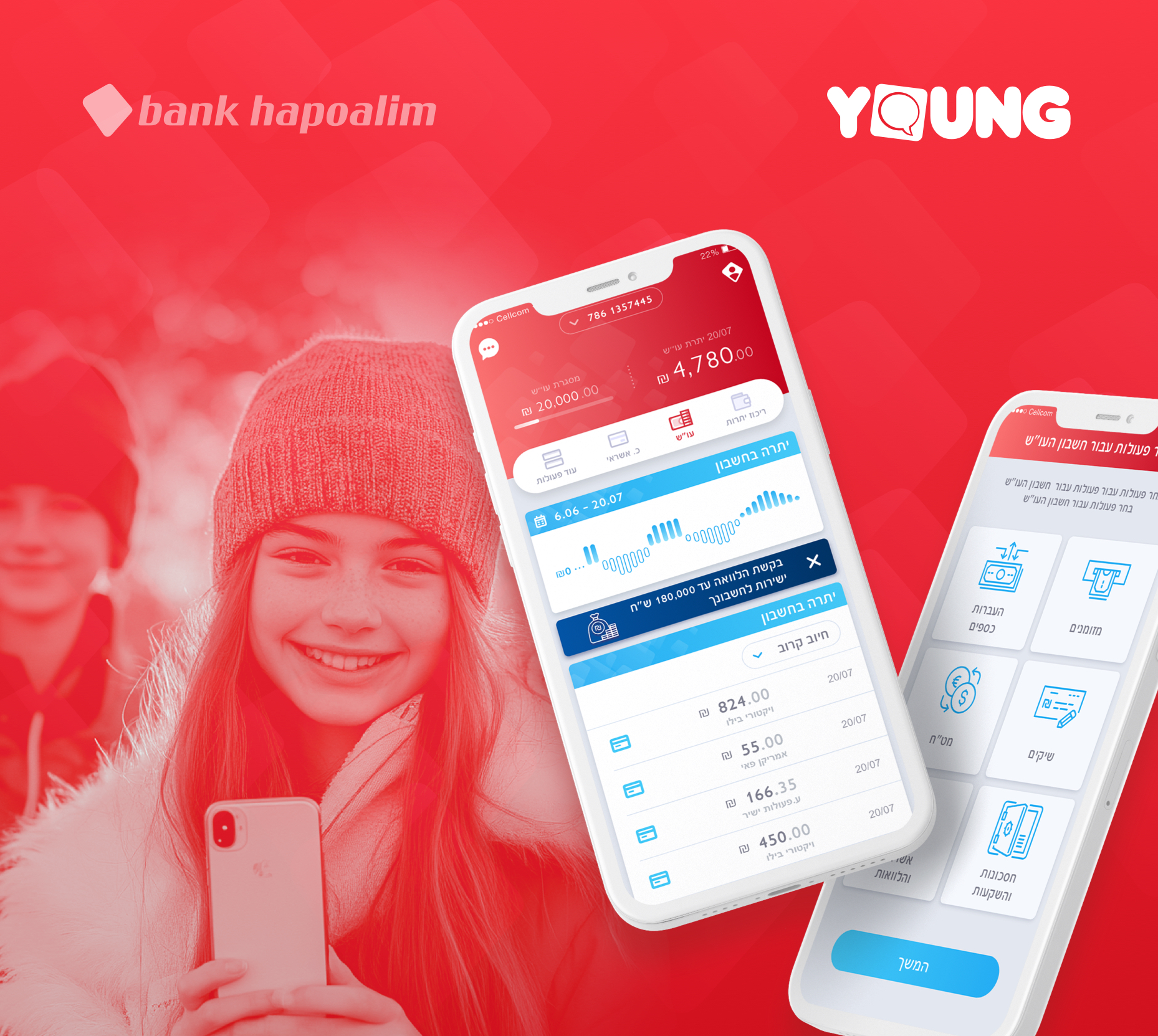 Bank Hapoalim Young — cover